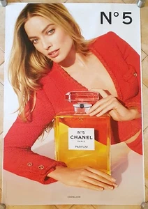 Affiche poster taille abribus 120cm x 176cm Chanel N°5 Margot Robbie (Roulée) - Photo 1/1