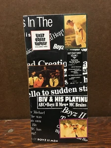 SEALED East Coast Family Vol 1 CD 1991 LONGBOX Promo Hype Sticker BOYZ II MEN - Picture 1 of 5