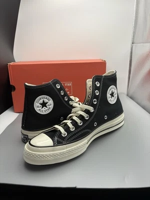 Converse Chuck 70 High Top Preto/Branco Tamanho 8Homens/10Femininos - Imagem 1 de 4