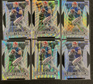 8 CARD LOT 2021 Leaf Metal Draft QB KYLE TRASK HOLO Prizm SILVER WAVE # /75 RC - Picture 1 of 4