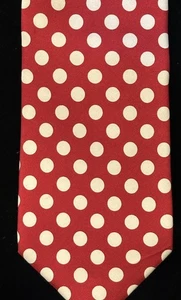 Jos A Bank KÜHNE gepunktete Weihnachts-Seidenkrawatte Executive Collection Handarbeit! - Bild 1 von 4
