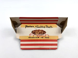 Vtg 1960's Planters Salted Nuts Cardboard Store Display Box National Peanut Corp - Picture 1 of 11