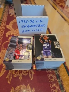 1995-96 Upper Deck SP Basketball Complete (167) Card Set: Garnett RC + Jordan - Picture 1 of 4