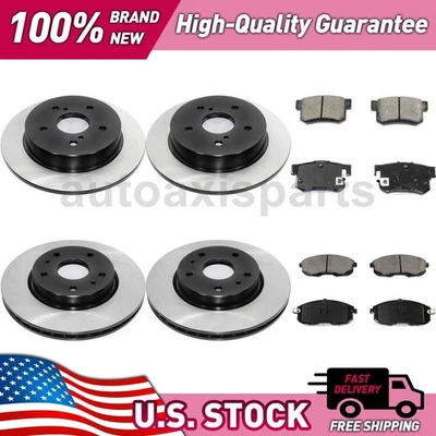 Juego de 6 pastillas de freno de disco delanteras traseras DuraGo rotor de freno de disco para Suzuki SX4 2007-2008 Foto 1 de 4