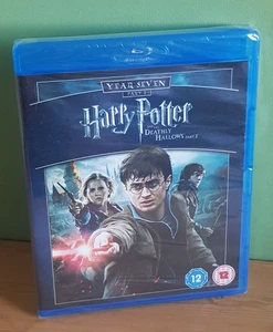HARRY POTTER & the Deathly Hallows PART 2 (NEW SEALED Blu-Ray) FREE UK P&P - Picture 1 of 2