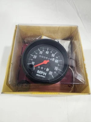 AUTO METER 2690 Z-Series 3.375" in. In-Dash Mechan Speedometer Used With Sticker - Image 1 of 4
