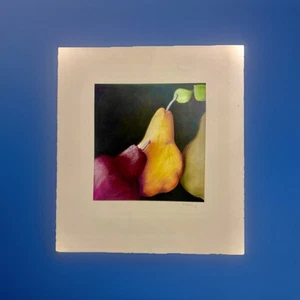 “The Color Of Pears” Original Oil Painting Still Life Signed, Artist KAY APKING - Picture 1 of 7