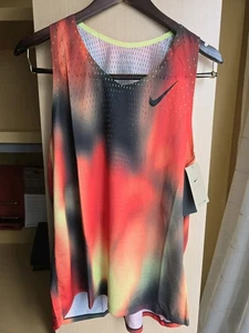 Nike AeroSwift Elite Entry Men's LARGE Dri-FIT ADV Running Tank Top HJ3380-736 - Picture 1 of 6