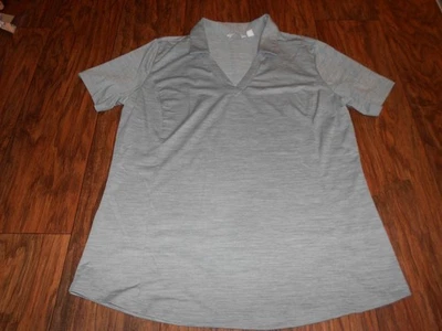 Camisa de golf Lady Hagen para mujer talla L grande atlética COMO NUEVA estado gris Foto 1 de 4