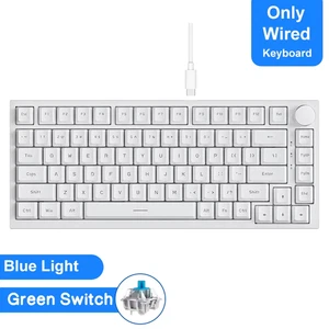 Ajazz AK820 Gaming Mechanical Keyboard Bluetooth 5.1/Wireless/C-Wired C - Picture 1 of 4