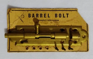 VINTAGE - ( ALL ORIGINAL ) BARREL SLIDE LOCK - 5 1/8 in Long - #321-4 - Picture 1 of 8