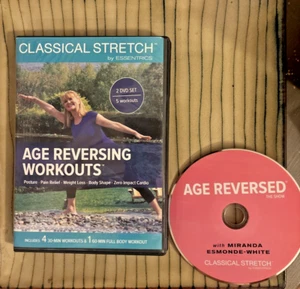 Age Reversing Workouts 2 DVDS Plus Classical Stretch - Miranda Esmonde White - Foto 1 di 8