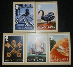 GB PHQ CARDS 2003 NO 256 PUB SIGNS USED REAR FDI STICKER ADDRESS - Picture 1 of 2
