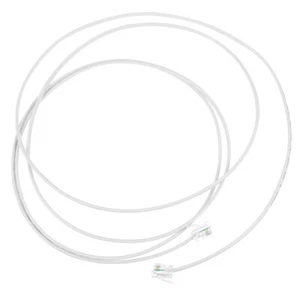 Telephone Line Cord Extension Cable Wire Long Cords for Landline - Photo 1/12