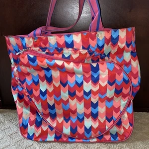 Bolso de hombro tenis All For Color rosa usado en excelente estado - Imagen 1 de 8