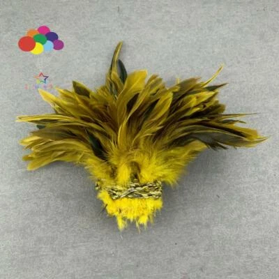 900 piezas/lote de plumas de gallo Hackle para atar moscas 5-6 pulgadas plumas de silla de montar para hágalo usted mismo Foto 1 de 4