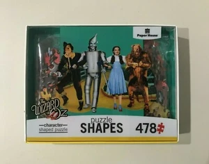 THE WIZARD OF OZ Character Shaped Puzzle 478 Pcs Paper House 33" x 27" NEW - Picture 1 of 3