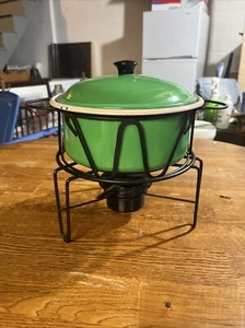 Retro Green Chafing Dish - Picture 1 of 5