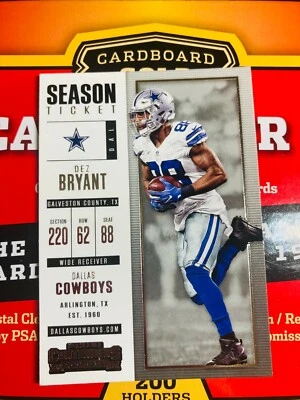 2017 Panini Contenders #78 Season Ticket - Dez Bryant _18A3 50% OFF 3+ FIXED ANY - Image 1 of 2
