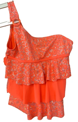 New! Girls Justice 2 Piece Swimsuit- Cheetah Print Sparkle- Size 14 - Image 1 of 4