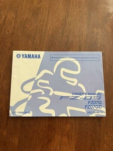 Owner's Manual, Yamaha FZ-07, FZ07G, FZ07GC  11626-29-22 OEM 2014-2017 - Picture 1 of 3