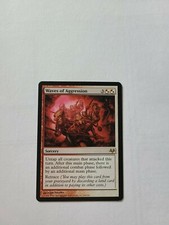 Waves of Aggression Eventide PLD White Red Rare MAGIC GATHERING CARD ABUGames