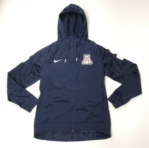 Nike Men's L Arizona Wildcats Elite Basketball Full Zip Jacket Hoodie 835379 Cover