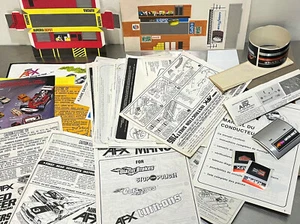45pc 1980 Aurora AFX HO Slot Car Service Manual Track Layout Inserts Product Ads - Picture 1 of 8