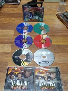 Tex Murphy Overseer 6 Disc Set Complete With DVD Disc - PC Game Lot - Picture 1 of 10