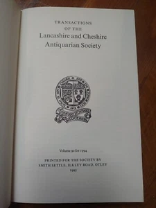 Transaktionen der Lancashire and Cheshire Antiquarian Society Band 90 für... - Bild 1 von 3