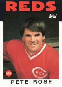 1986 Topps Baseball Pete Rose Manager Cincinnati Reds #741 - Picture 1 of 2