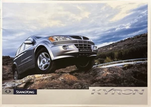 SsangYong Kyron Prospekt Brochure Depliant - Picture 1 of 1
