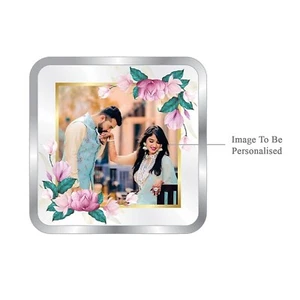 Gift For Couple Personalised Silver Coin / Customized Anniversary Gift Coin 999 - Picture 1 of 4