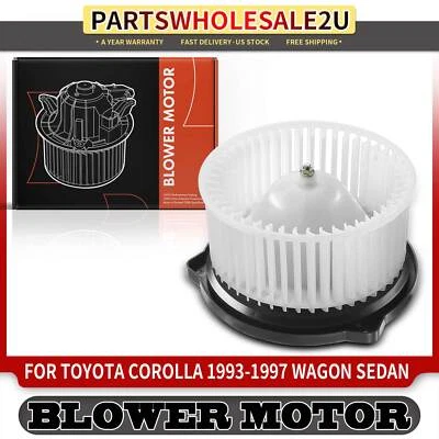 Soplador de aire acondicionado delantero calentador motor con jaula de ventilador para Toyota Corolla 1993-1997 700055 Foto 1 de 4