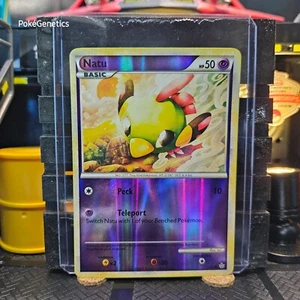 Natu Unleashed Reverse Holo Pokémon TCG 55/95 HeartGold & SoulSilver Common - Picture 1 of 6