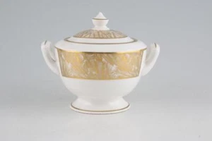 Royal Worcester - Gold Feathers - Gold - Sugar Bowl - Lidded (Tea) - 90025G - Picture 1 of 1