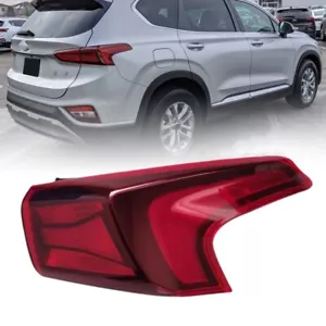 Right Passenger Tail Light For Hyundai Santa Fe 2019-2020 Brake Lamp Halogen RHS - Picture 1 of 13