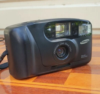 Cámara Samsung AF-333 fecha f4.5 35 mm LOMO cámara fotográfica puntual disparo PROBADO  Foto 1 de 4