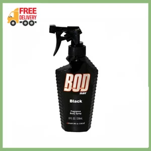 2 Pack Bod Man Black Fragrance Body Spray On Wrists, Neck And Shoulder 8.0 Oz - Picture 1 of 19