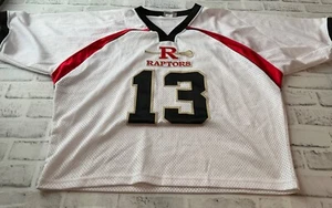 Vintage Raptors White Lacrosse Jersey Mesh Tank Mens Size XL - Picture 1 of 5