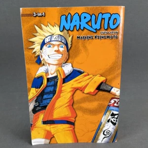 Naruto 3 in 1 Vol. 4 Includes Volumes 10 11 12 MASASHI KISHIMOTO Manga Omnibus - Picture 1 of 6