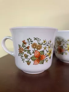 6 tazas Corelle vintage - "verano indio" - Imagen 1 de 4