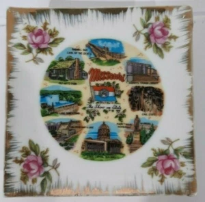 Vintage Rare Missouri Ashtray Trinket Candy Dish Tray - Picture 1 of 5