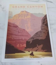 Grand Canyon National Parks 100th Anniversary Illustrated Print Post Card