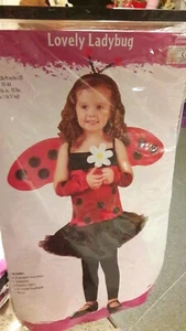 Toddlers Fancy Dress Lovely Ladybug Full Outfit Size S - Picture 1 of 3