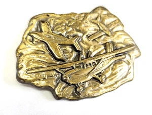 VTG Private Prop Airplanes Planes Belt Buckle - Picture 1 of 4