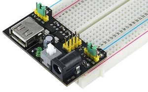 Módulo de fuente de alimentación de placa de pan 3.3V 5V USB para placa Arduino Raspberry Pi MB102 - Imagen 1 de 1