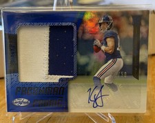 2018 Certified Mirror Blue /50 Kyle Lauletta #210 Rookie Auto RC NYG GIANTS