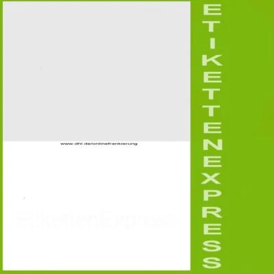 DHL Klebeetiketten für online Frankierung Hermes Paketschein + Beleg A4 Drucker - Bild 1 von 2