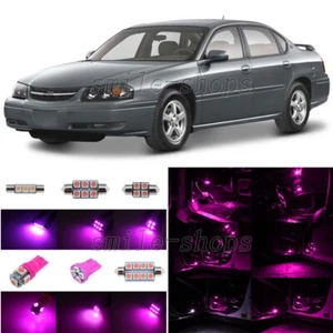 12x Pink/Purple LED Interior Light Package For 2000-2005 Chevrolet Chevy Impala - Picture 1 of 9